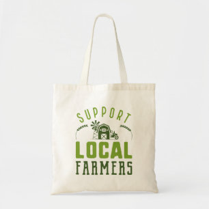 Steun voor lokale landbouwers tote bag