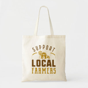 Steun voor lokale landbouwers tote bag