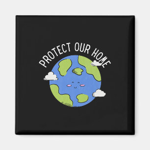 Steun voor milieubescherming Happy Earth Day Magneet