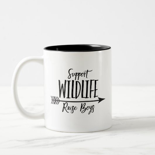 Steun voor Mok van wilde-levensstrisboeien / Koffi (Links)