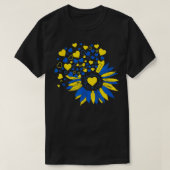 Steun voor Oekraïne - Zonnebloem - Mannen van het  T-shirt (Design voorkant)