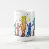 Steun voor ouders van LGBTQ Kinder mok 15 oz (Center)