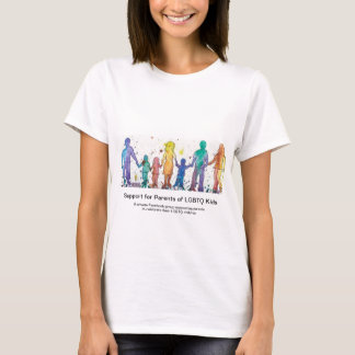 Steun voor ouders van LGBTQ Kinder vrouwen-T-Shirt T-shirt