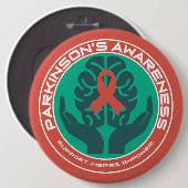 Steun voor Parkinson-bewustzijn Ronde Button 6,0 Cm (Voorkant /achterkant)