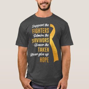 Steun voor strijders Survivors Hope Childhood Canc T-shirt