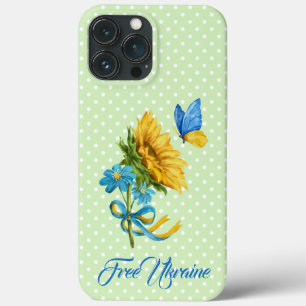 Steun voor Sunflower & Butterfly Ukraine Case-Mate iPhone Case