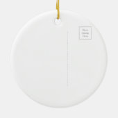 Steun voor transgenderrechten tijdens kerst keramisch ornament (Achterkant)