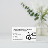 Steun voor wegvervoer voor auto's visitekaartje (Staand voorkant)