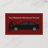 Steun voor wegvervoer voor auto's visitekaartje (Voorkant)