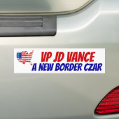 STEUN VP JD VANCE EEN NIEUWE GRENS TSAAR USA! Vlag Bumpersticker (Op auto)