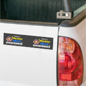 Steun Warbler Neck-bewustzijn Bumpersticker (Op Truck)