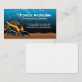 steunbalk Bouw | Blauwe Prints Visitekaartje (Voorkant / Achterkant)