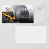 steunbalk | Bouwvoertuig | Hamermoersleutel Visitekaartje (Voorkant / Achterkant)