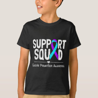 Steunband voor mannen vrouwen kinderen turquoise t-shirt