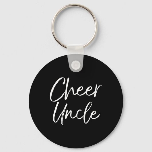 Steunende Cheerleading Competitie Oom Outfit C Sleutelhanger (Voorkant)