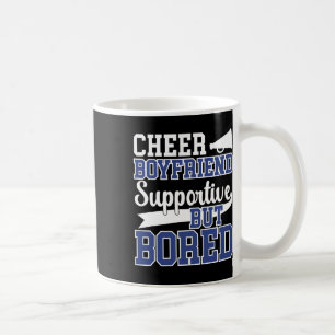 Steunende vriend van cheerleader, maar cheerleader koffiemok