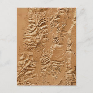Steunkaart van Utah Briefkaart