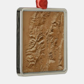 Steunkaart van Utah Metalen Ornament (Rechts)