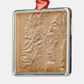 Steunkaart van Utah Metalen Ornament (Links)