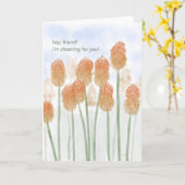 Steunkaart voor jou kaart (Gele Bloem)