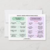 Steunkaart voor volwassenen met ADHD - Vrienden Kaart (Achterkant)