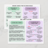 Steunkaart voor volwassenen met ADHD - Vrienden Kaart (Voorkant / Achterkant)