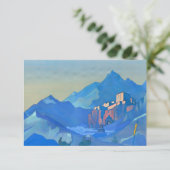 Steunpunt van de Geest door Nicholas Roerich Bedankkaart (Staand voorkant)