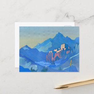 Steunpunt van de Geest door Nicholas Roerich Feestdagenkaart