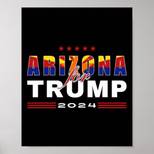 Steunt Trump in 2024 presidentsverkiezingen Maga Poster