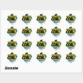 STEUNT U GEEN STEENKOOL? RONDE STICKER (Vel)