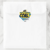 STEUNT U GEEN STEENKOOL? RONDE STICKER (Tas)