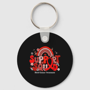 Steunteam Groovy Bloodkanker Bewustzijn Geschenken Sleutelhanger