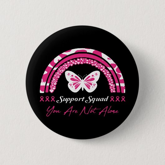 Steunteam Je Bent Niet Alleen Ronde Button 5,7 Cm (Voorkant)