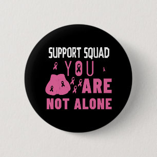 Steunteam Je Bent Niet Alleen Ronde Button 5,7 Cm