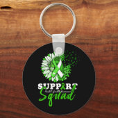 Steunteam Sunflower Haar Mentale Gezondheid Sleutelhanger (Voorkant)