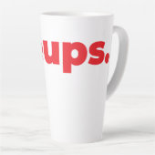 Steups Latte Mok - Rood (Rechterhoek)