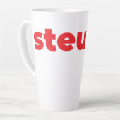 Steups Latte Mok - Rood (Linkerhoek)