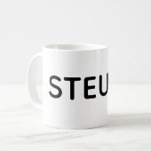 STEUPS Mok. Minimalistische Editie Koffiemok (Voorkant links)
