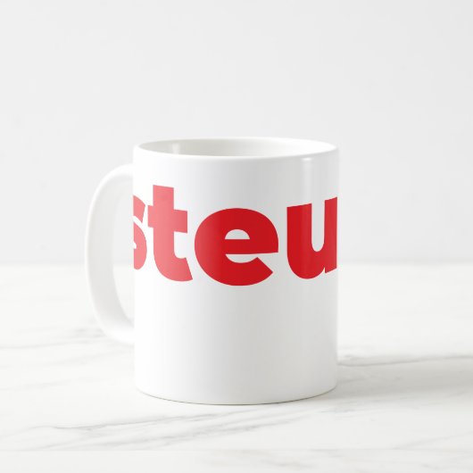Steups Mok - Rood (Voorkant links)