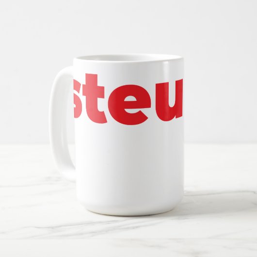 Steups Mok - Rood (Voorkant links)