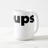 Steups Mug - Black Koffiemok (Voorkant rechts)