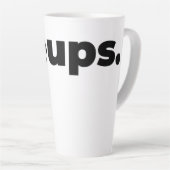 Steups Mug - Black Latte Mok (Rechterhoek)