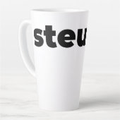 Steups Mug - Black Latte Mok (Linkerhoek)
