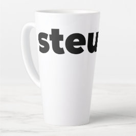 Steups Mug - Black Latte Mok
