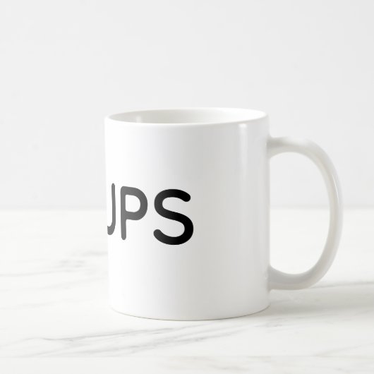 STEUPS Mug. Minimalist Edition Koffiemok (Rechts)