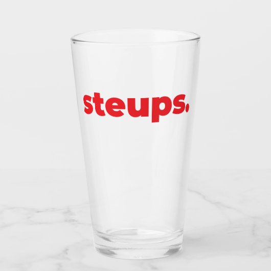 Steups Mug - Red Glas (Voorkant)