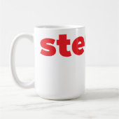 Steups Mug - Red Koffiemok (Links)