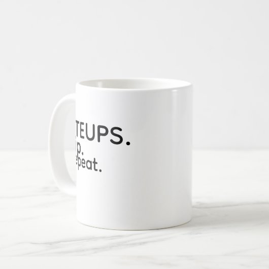 Steups Sip Repeat Mug Koffiemok (Voorkant links)