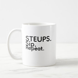 Steups Sip Repeat Mug Koffiemok
