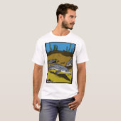 STEUR KLEURPLAAT & SCHUBBEN - basis t-shirt (Voorkant volledig)